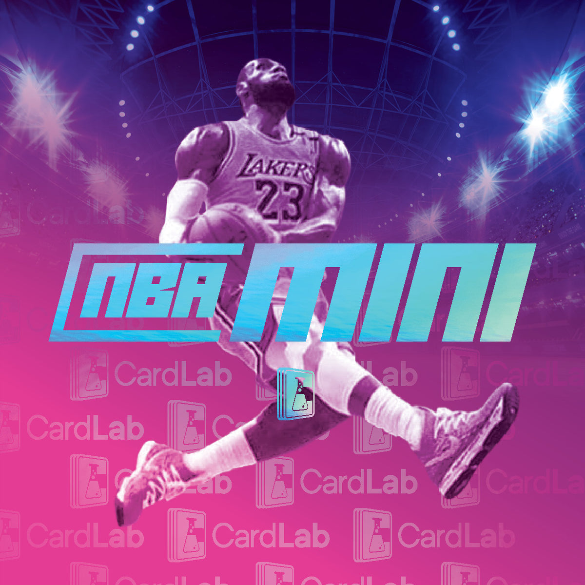 MINI!! NEW ELECTRIC BLUE BOX BREAK NBA 10 SPOT RANDOM (487) Card Lab